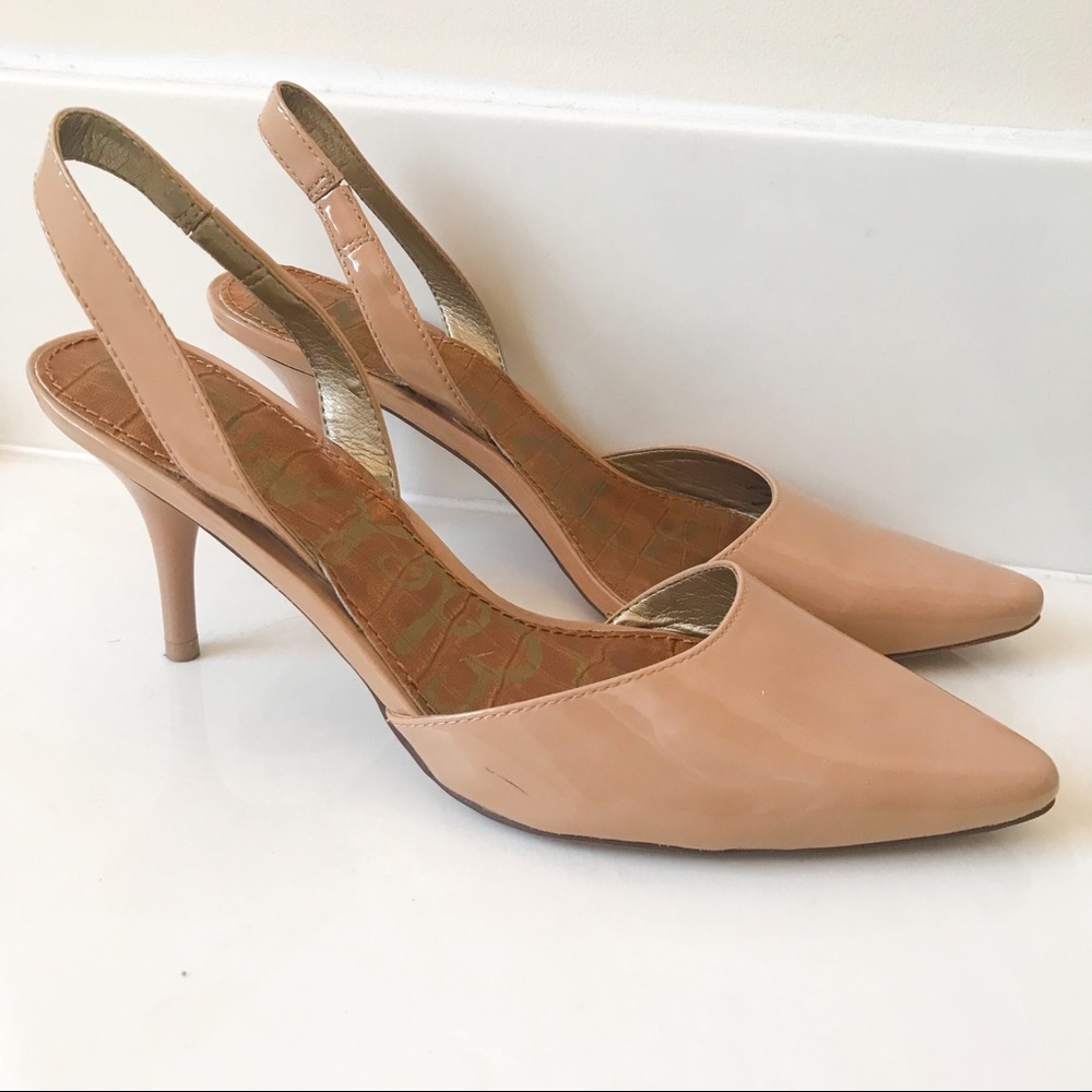 Sam Edelman Nude Stiletto High Heels Shoes 6.5